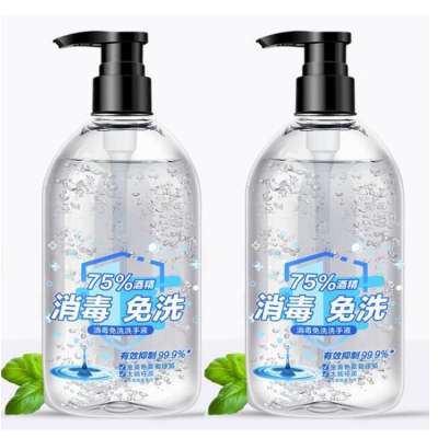 Yijujing Kill 99.9% of germs handwash 500ml OEM private label hand gel hand sanitizer 70% alcohol